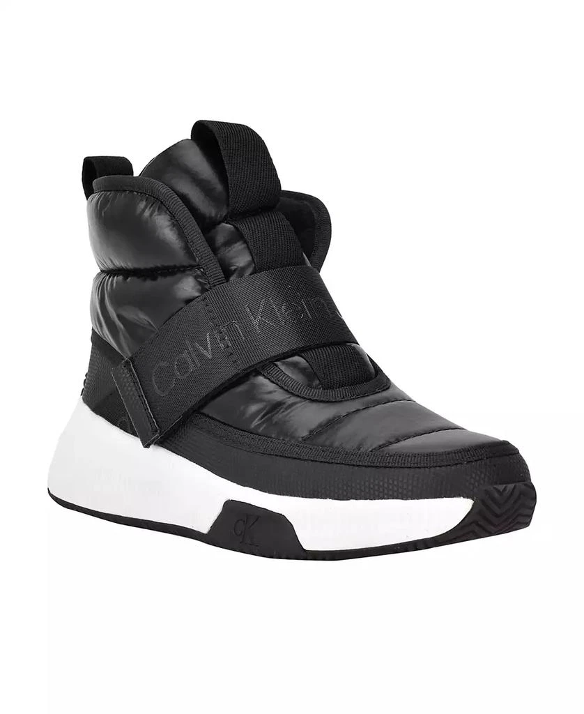 商品Calvin Klein|Women's Mabon Nylon High Top Sneakers,价格¥446,第1张图片