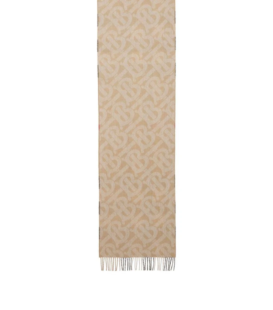 商品Burberry|Cashmere Montage Scarf,价格¥5743,第4张图片详细描述