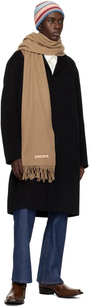 商品Acne Studios|Brown Narrow Fringe Scarf,价格¥1566,第3张图片详细描述