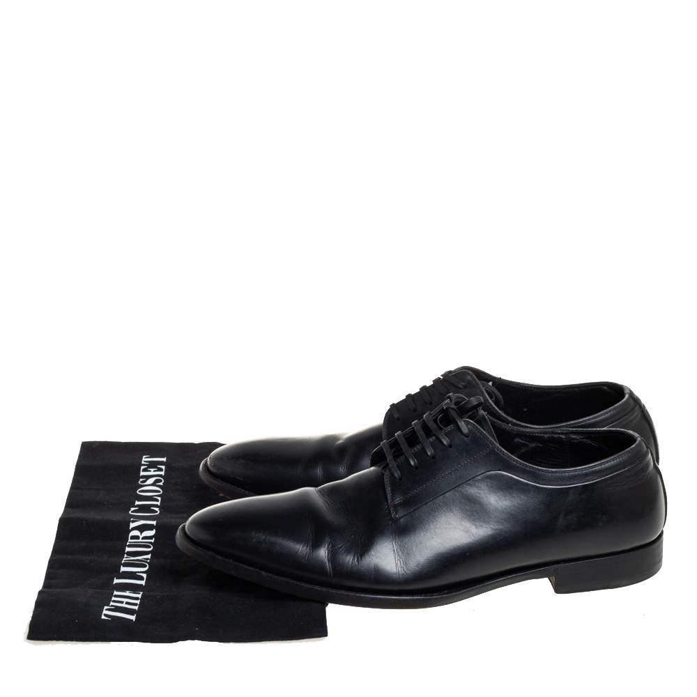 Dior Black Leather Oxfords Size 41商品第8张图片规格展示