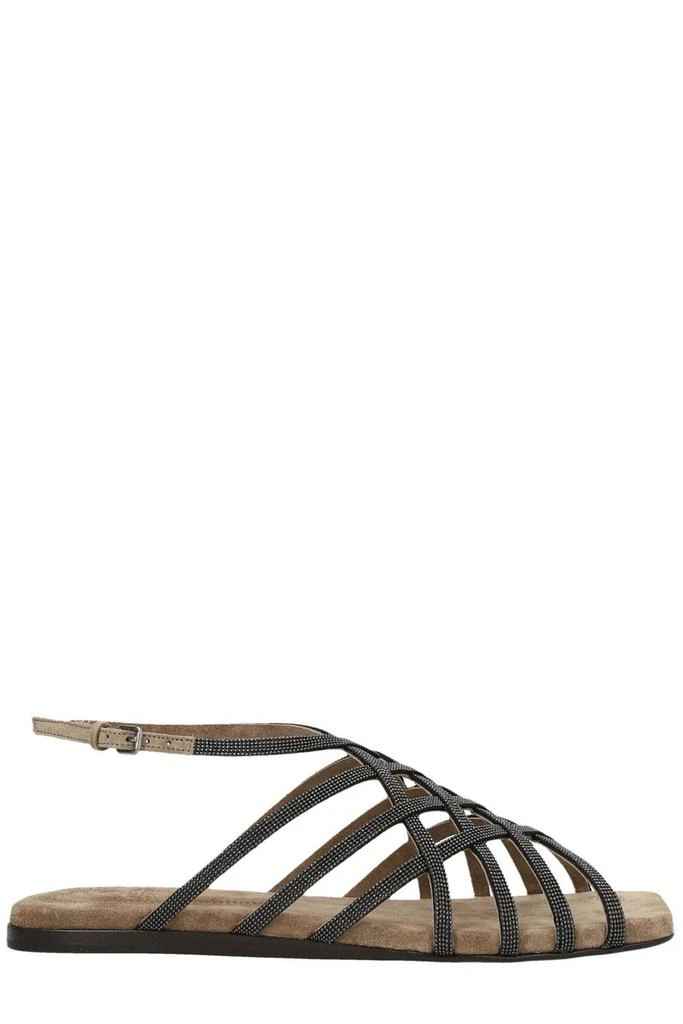 商品Brunello Cucinelli|Brunello Cucinelli Monile Ankle Strap Sandals,价格¥6149,第1张图片