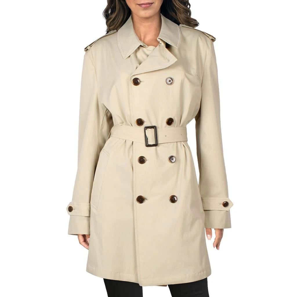 商品Ralph Lauren|Lauren Ralph Lauren Womens Luis Double-Breasted Midi Trench Coat,价格¥601,第1张图片