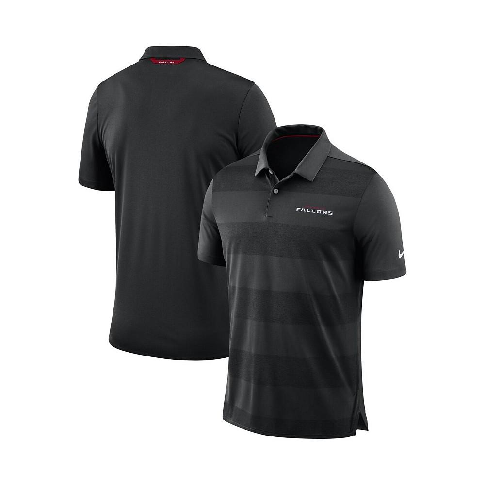 Men's Black Atlanta Falcons Sideline Early Season Wordmark Performance Polo Shirt商品第1张图片规格展示