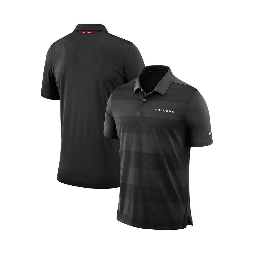 商品NIKE|Men's Black Atlanta Falcons Sideline Early Season Wordmark Performance Polo Shirt,价格¥549,第1张图片
