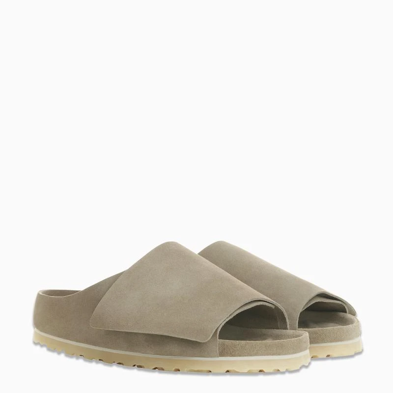 商品Birkenstock|The Los Feliz taupe suede slide,价格¥2660,第2张图片详细描述