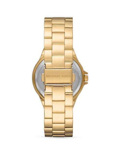 商品Michael Kors|Lennox Three-Hand Goldtone Stainless Steel Watch,价格¥2197,第6张图片详细描述