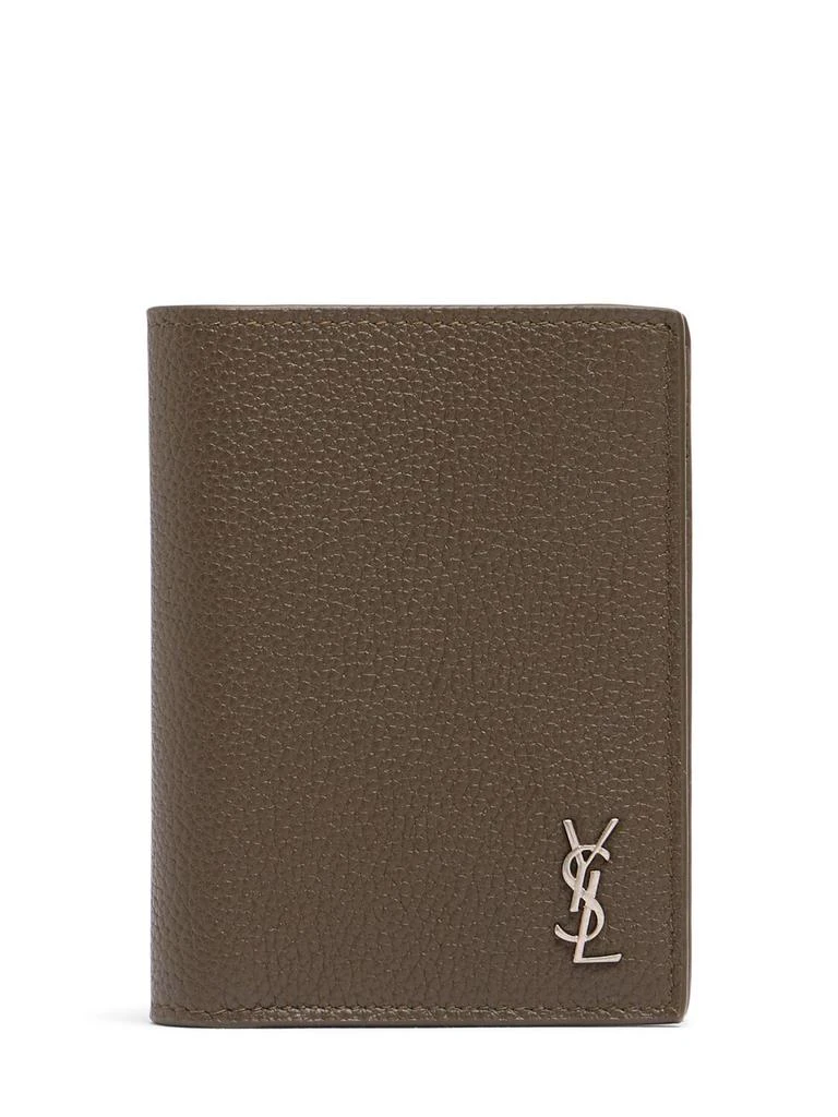 商品Yves Saint Laurent|Tiny Cassandre Leather Wallet,价格¥3257,第1张图片