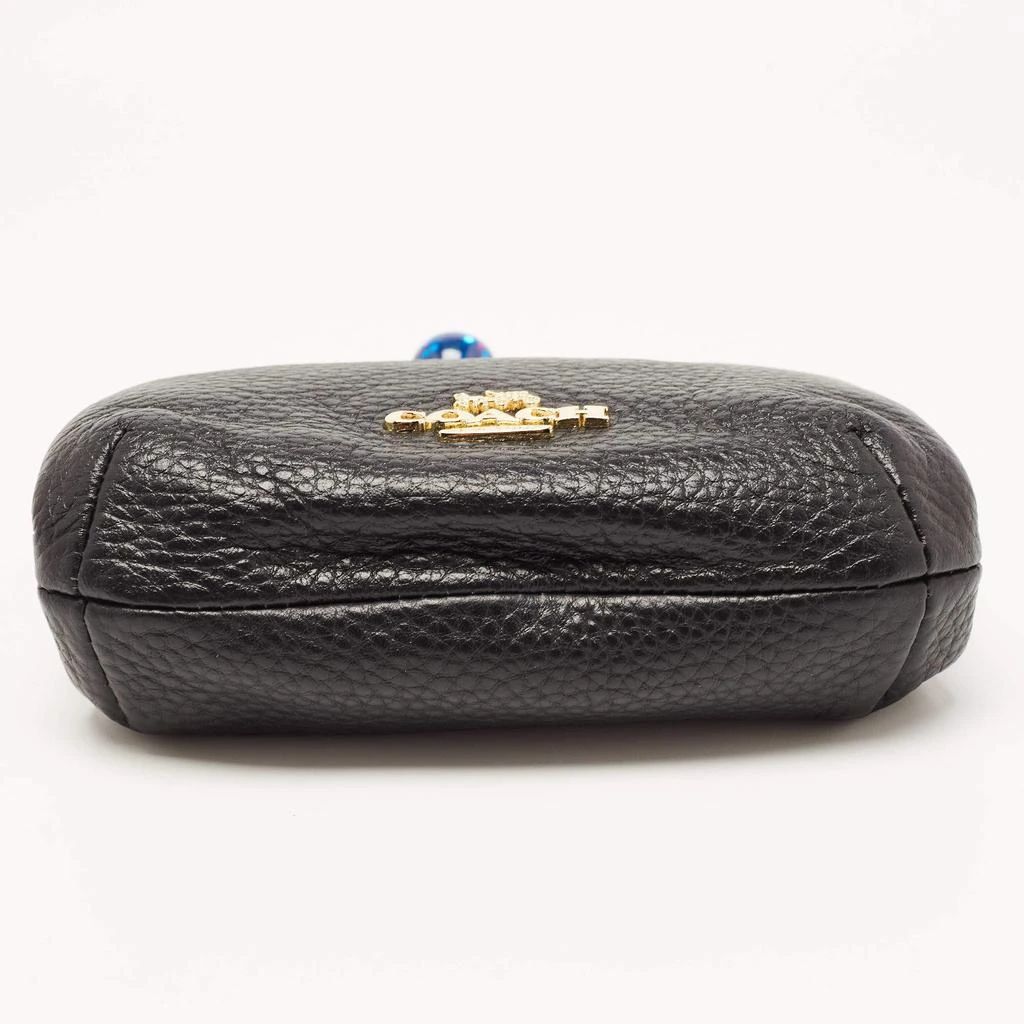 Coach Black Leather Nora Kisslock Coin Purse 商品