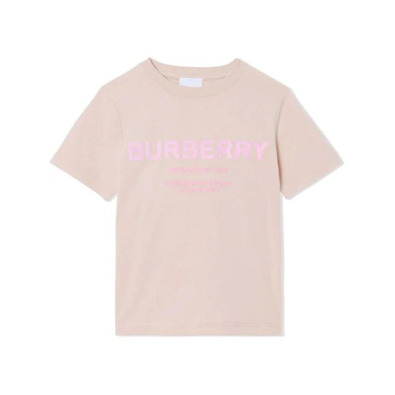 商品Burberry|BURBERRY 粉色女童T恤 8051427,价格¥917,第1张图片