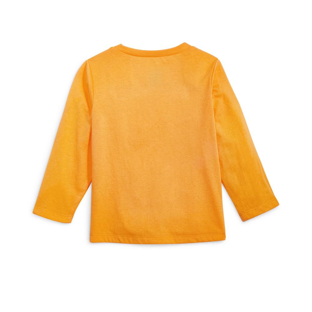Baby Boys Sporty Taped Colorblocked Long-Sleeve T-Shirt, Created for Macy's商品第2张图片规格展示
