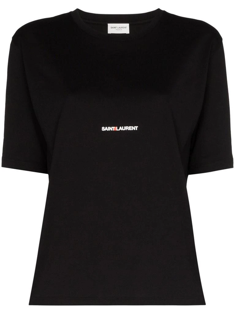 商品Yves Saint Laurent|Saint Laurent  T-shirts and Polos Black,价格¥1631,第1张图片