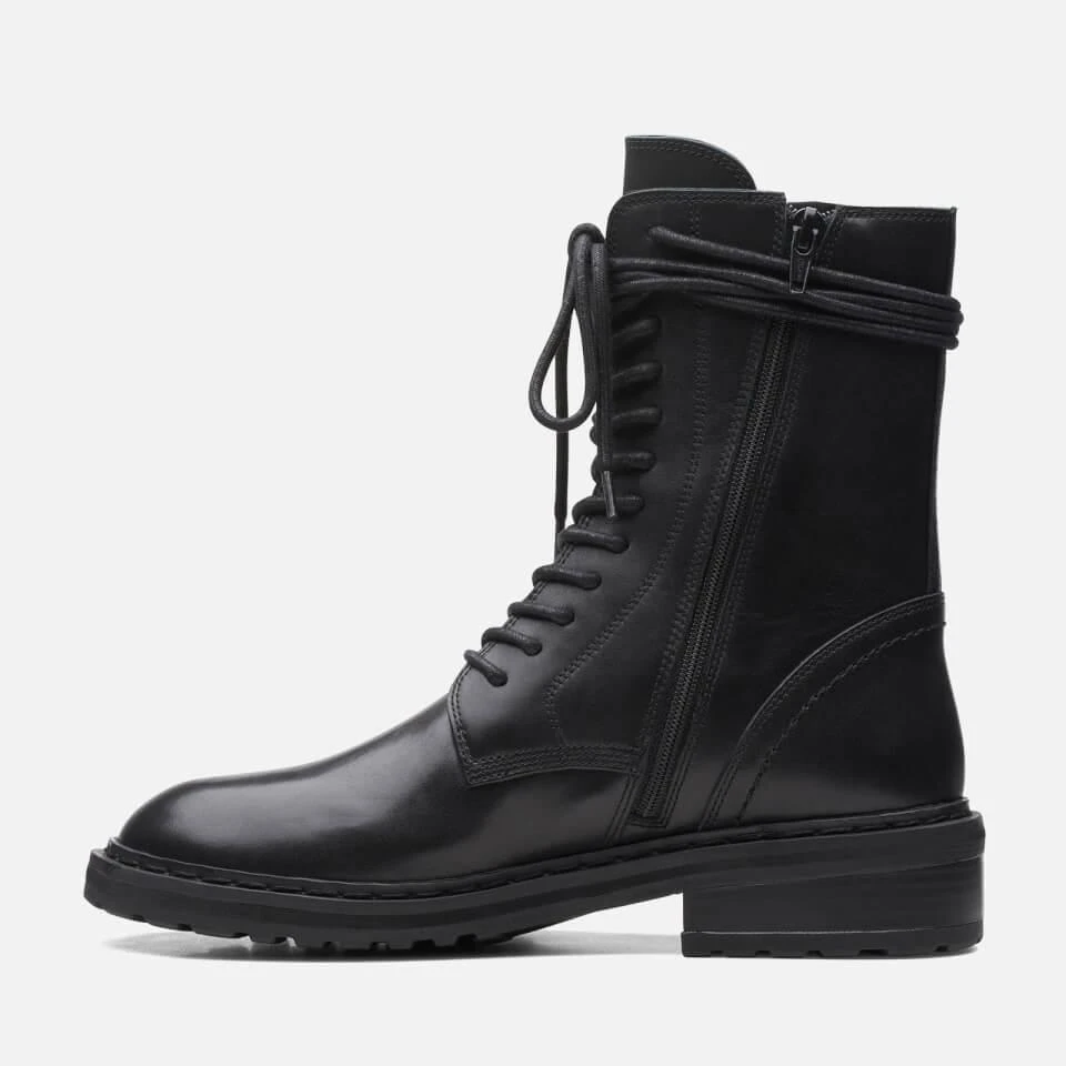 商品Clarks|CLARKS TILHAM LACE UP LEATHER BOOTS,价格¥463,第3张图片详细描述