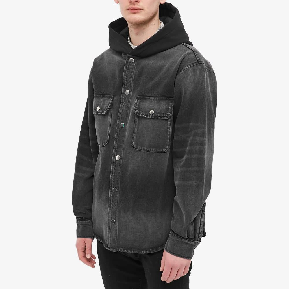 商品AMIRI|AMIRI Denim Hooded Overshirt,价格¥5820,第2张图片详细描述