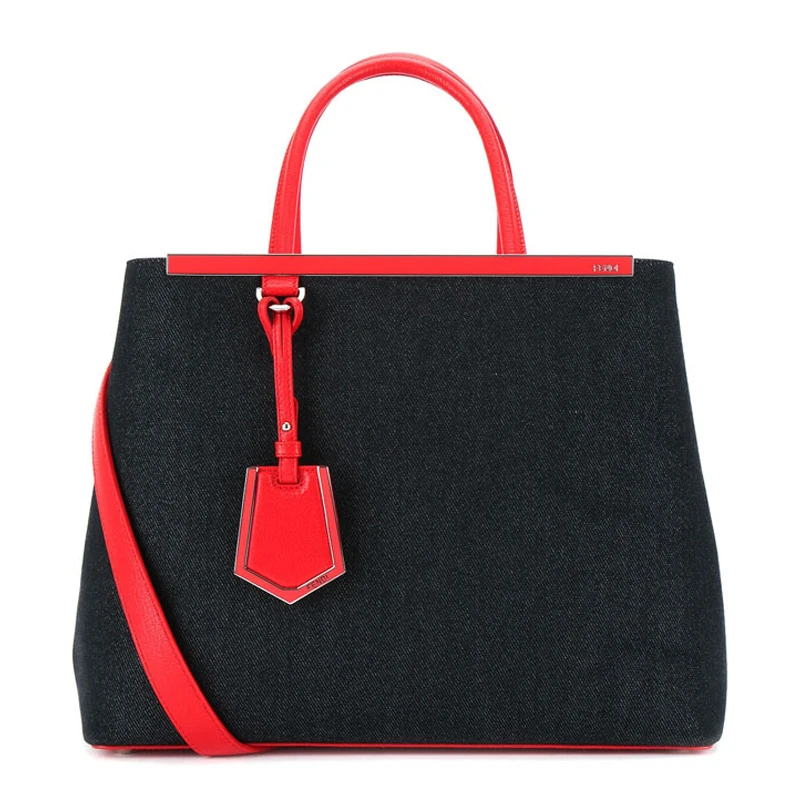 商品[国内直发] Fendi|FENDI 黑色女士斜挎包 8BH250-V9W-F0P0N,价格¥23795,第1张图片