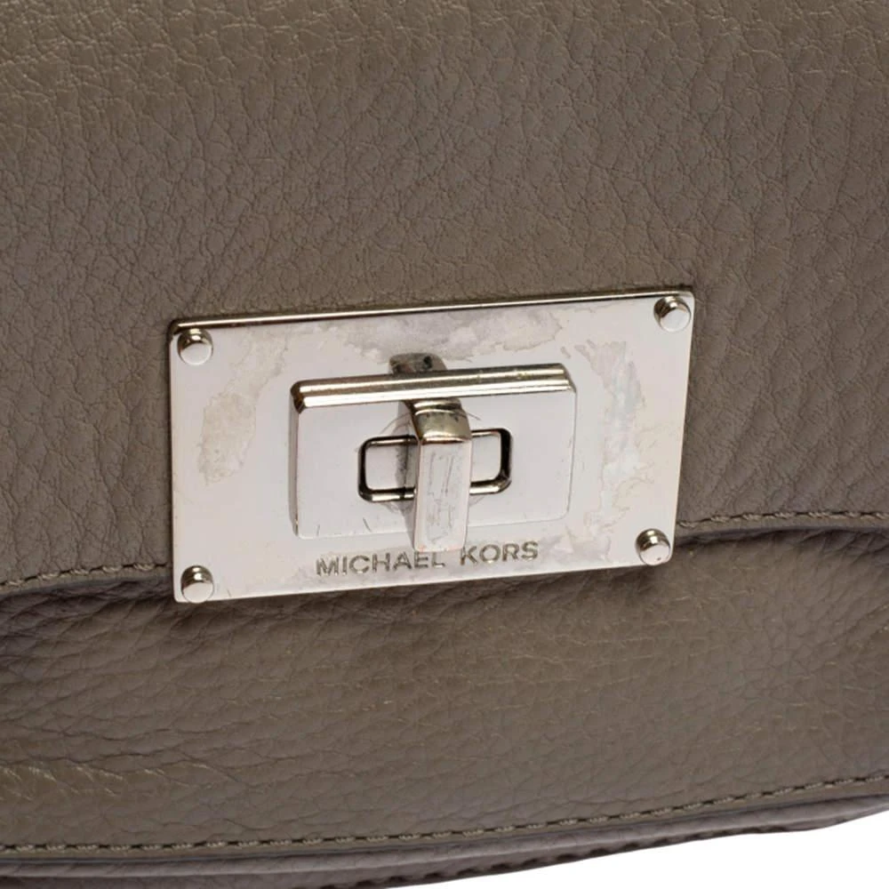 Michael Kors Grey Leather Sloan Flap Shoulder Bag 商品