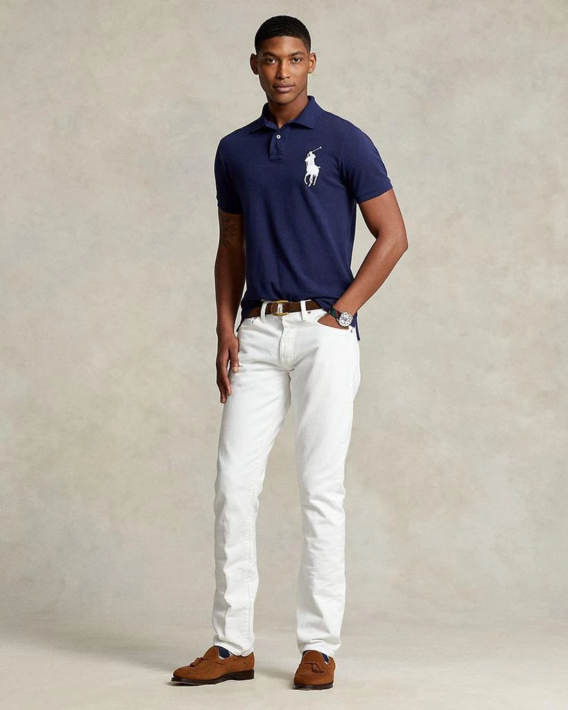 商品Ralph Lauren|Big Pony Custom Slim Fit Mesh Polo Shirt,价格¥904,第2张图片详细描述