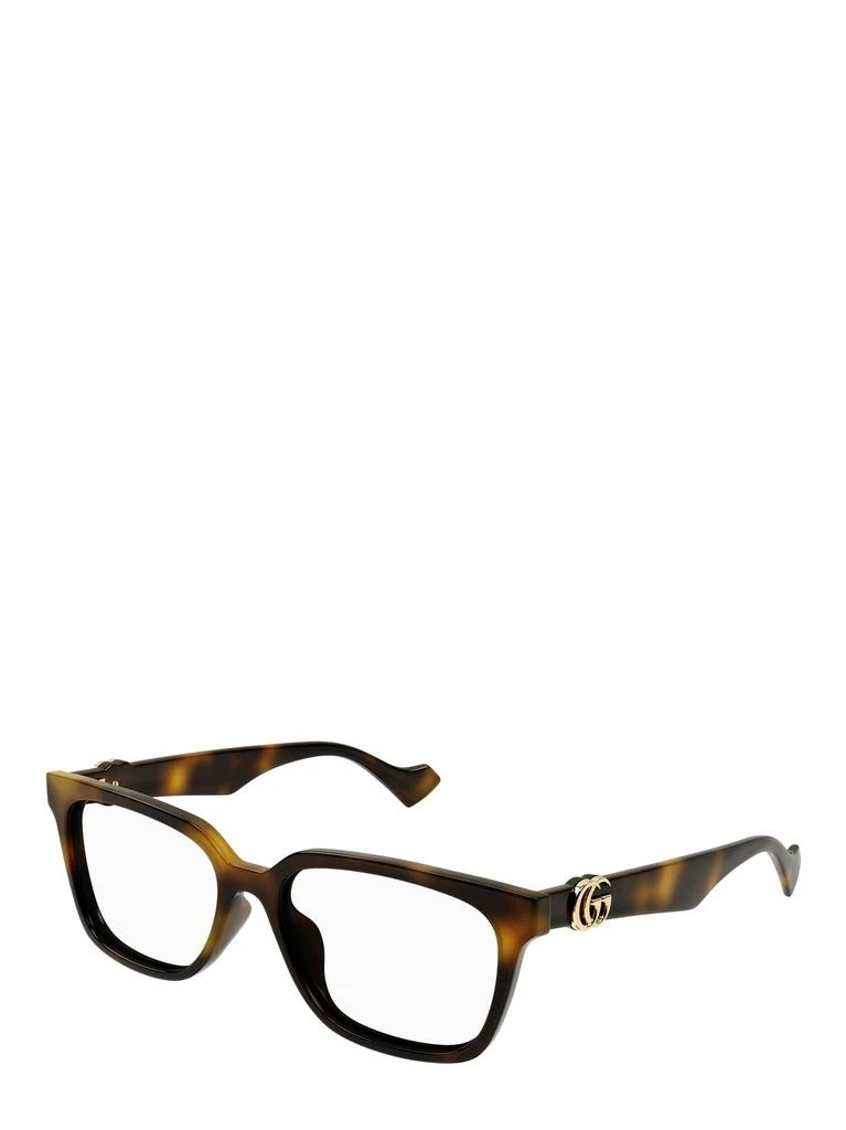 商品Gucci|Gucci Eyewear Rectangular Frame Glasses,价格¥1488,第2张图片详细描述