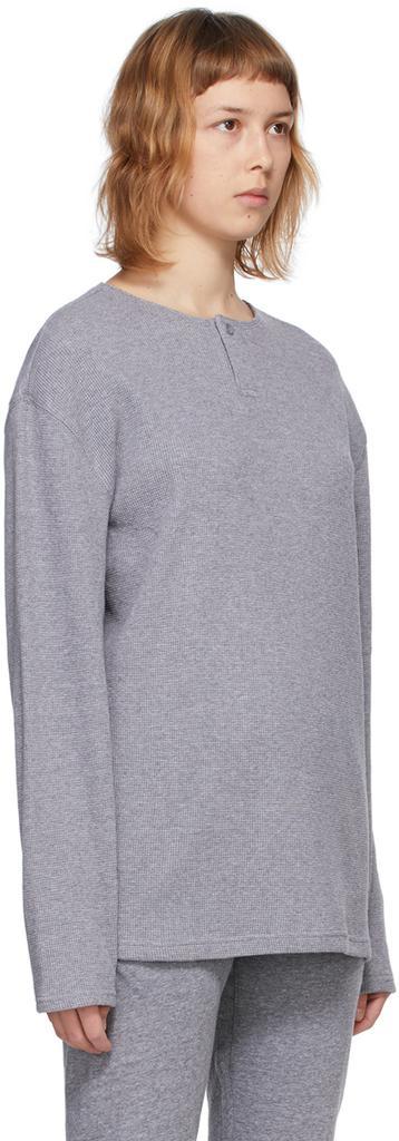 商品Essentials|Grey Thermal Henley,价格¥389,第4张图片详细描述