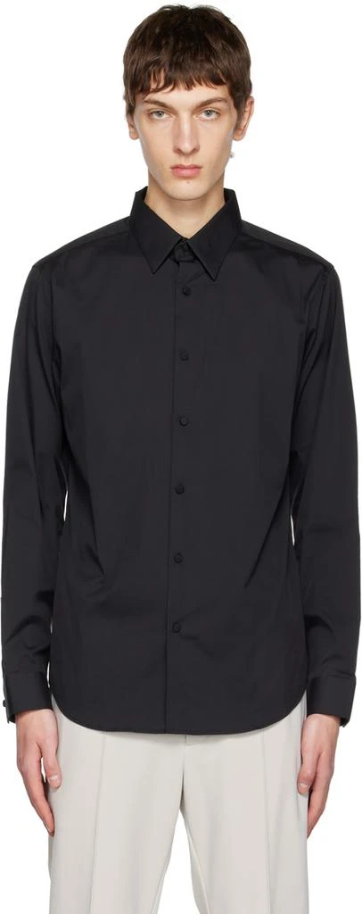 商品Theory|Black Sylvain Shirt,价格¥1054,第1张图片