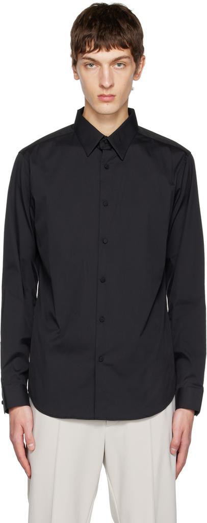 商品Theory|Black Sylvain Shirt,价格¥1729,第1张图片