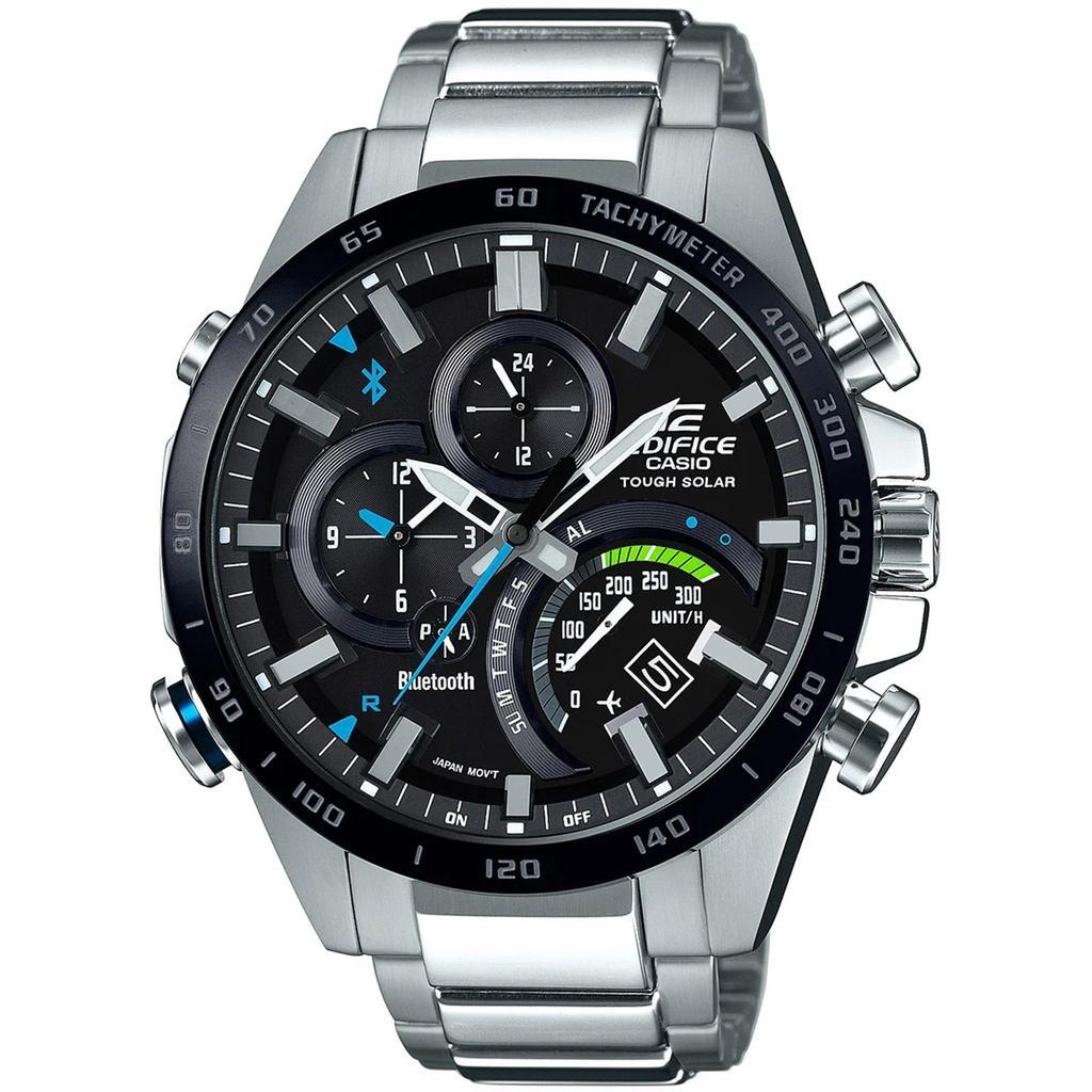 商品Casio|Casio Men's Edifice Black Dial Watch,价格¥1542,第1张图片