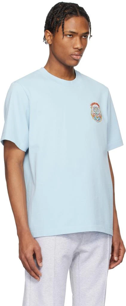 商品Casablanca|Blue Casa Way Skate T-shirt,价格¥2331,第2张图片详细描述