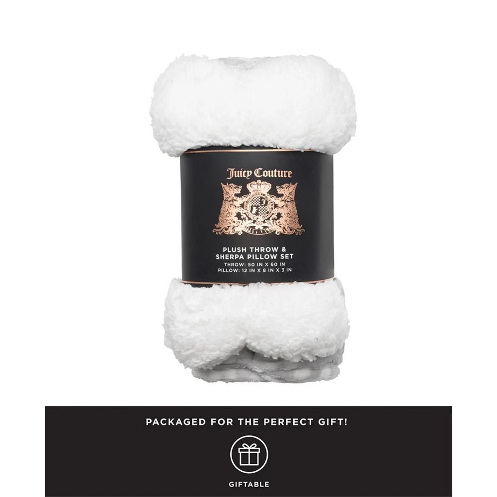 商品Juicy Couture|2-Piece Set Pet Throw Blanket Bone Pillow, Leopard With Paws,价格¥180,第4张图片详细描述