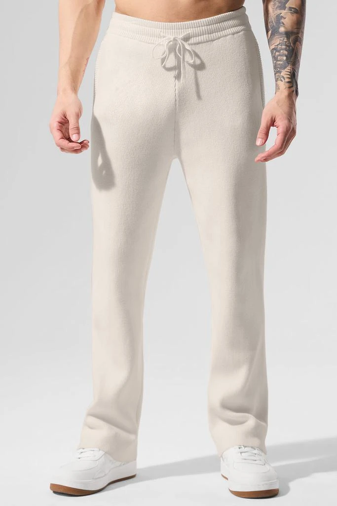 商品Alo|Scholar Straight Leg Sweatpant - Ivory,价格¥1301,第1张图片