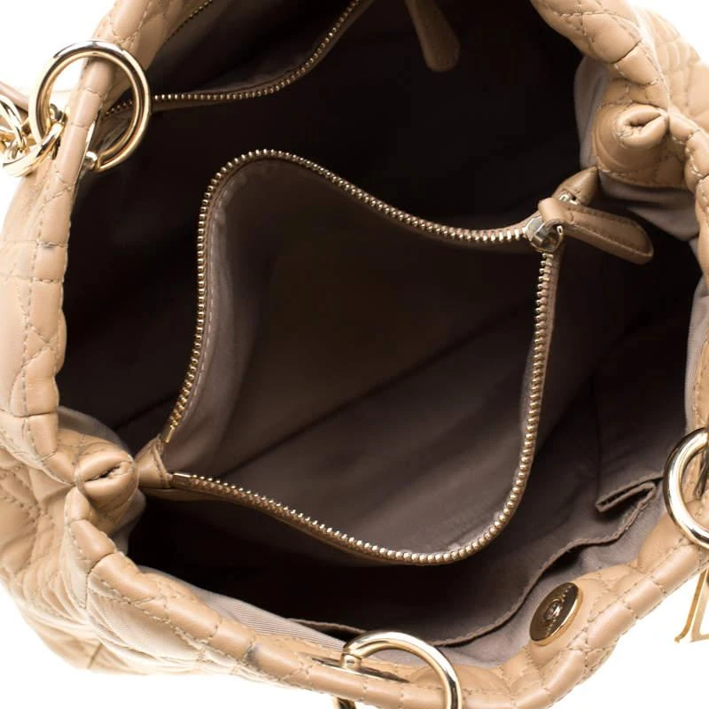 Dior Beige Cannage Leather Dior Soft Shopping Tote 商品