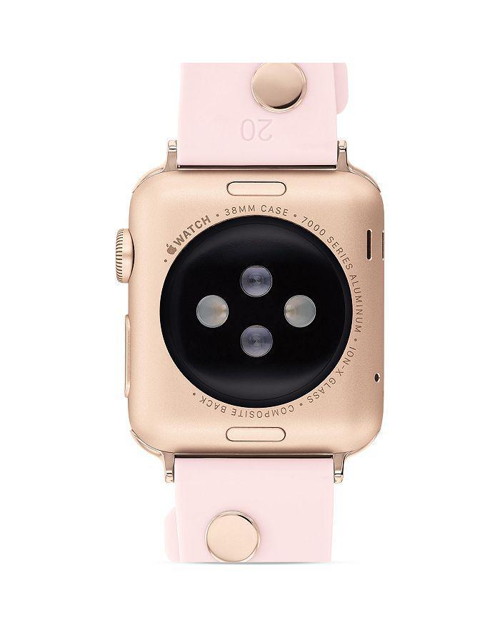 商品Coach|Apple Watch® Blush Silicone Strap 38mm/40mm,价格¥691,第5张图片详细描述