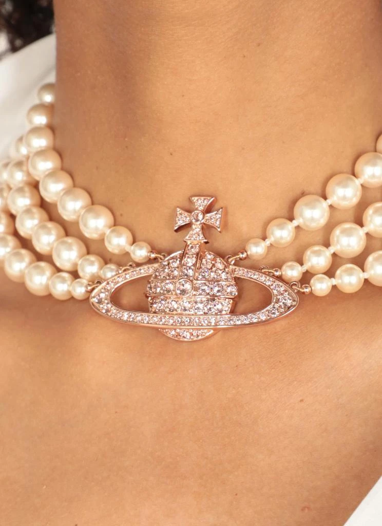 商品Vivienne Westwood|Pink Orb Necklace,价格¥3565,第3张图片详细描述