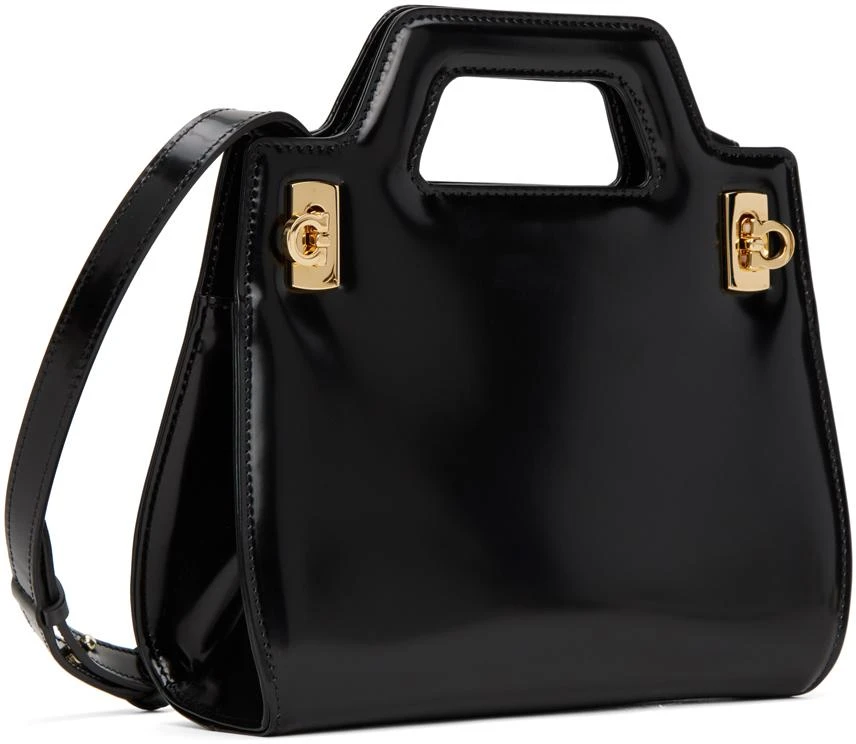 商品Salvatore Ferragamo|黑色迷你 Wanda 手提包,价格¥14313,第2张图片详细描述