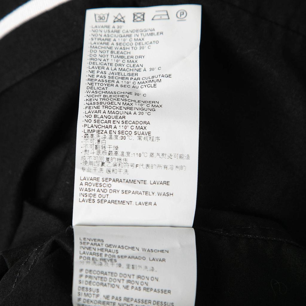 Just Cavalli Black Cotton Button Front Long-Sleeve Shirt S商品第7张图片规格展示
