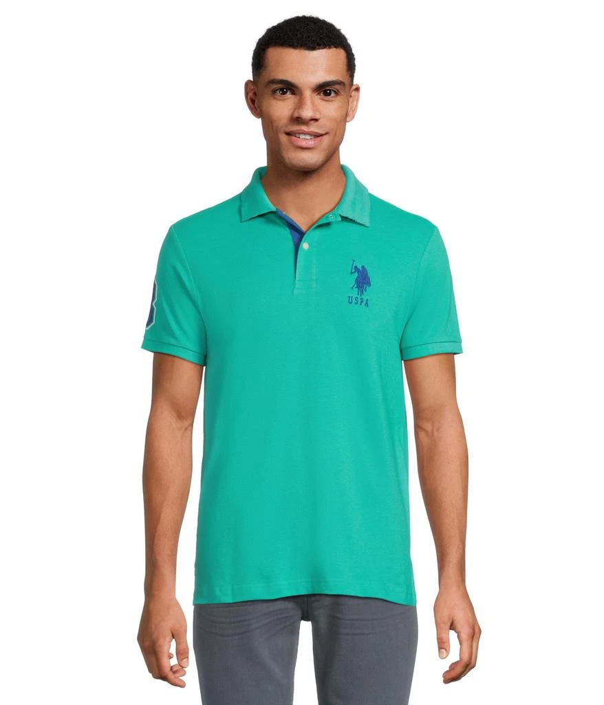 商品U.S. POLO ASSN.|纯棉Polo衫 修身款 多款配色,价格¥170,第1张图片