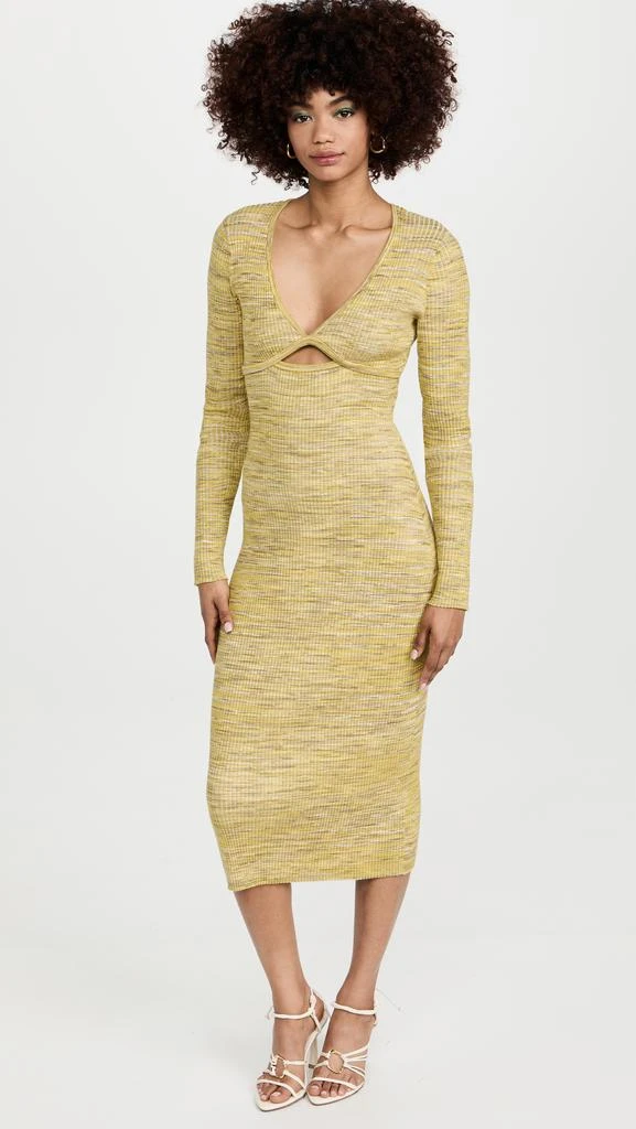 商品Derek Lam|Derek Lam 10 Crosby Geovana 中长连衣裙,价格¥736,第5张图片详细描述