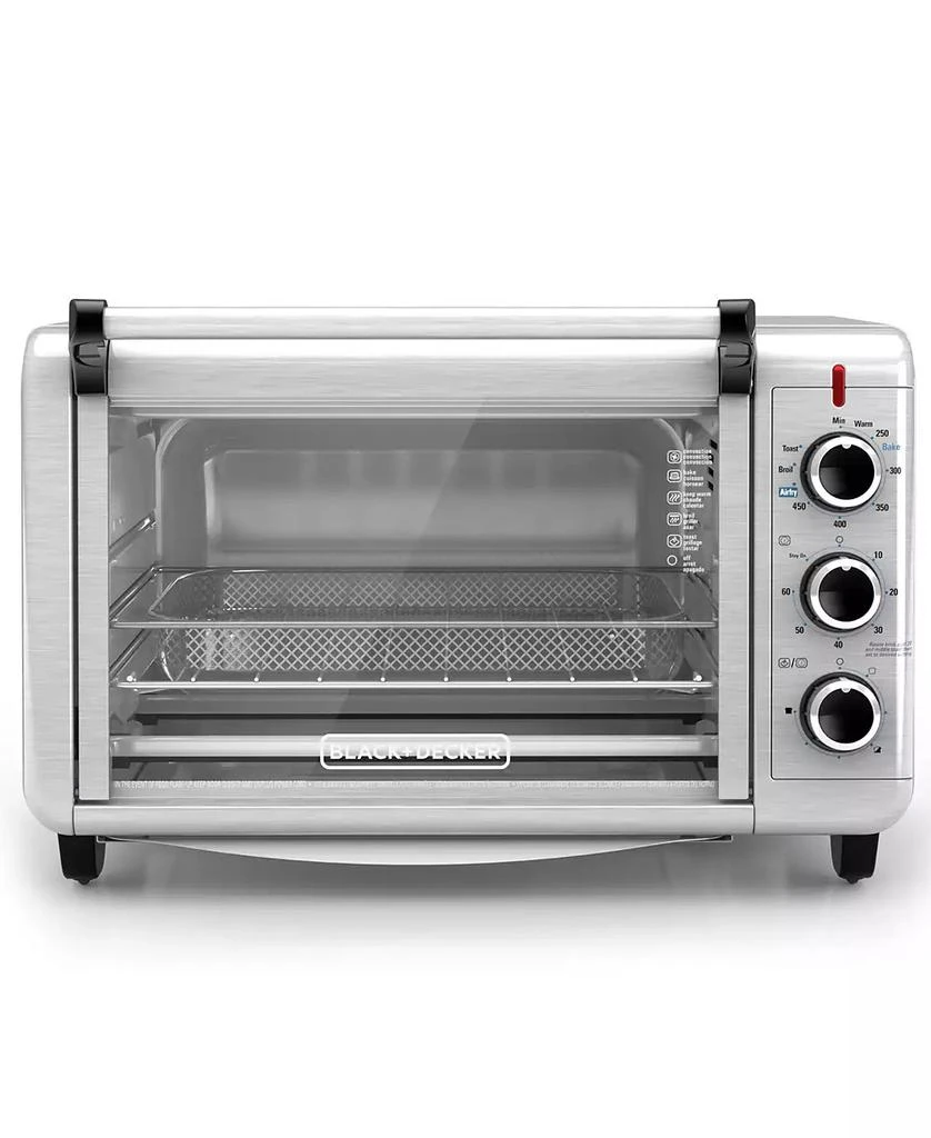 商品Black & Decker|Crisp and Bake Air Fryer Toaster Oven,价格¥539,第1张图片