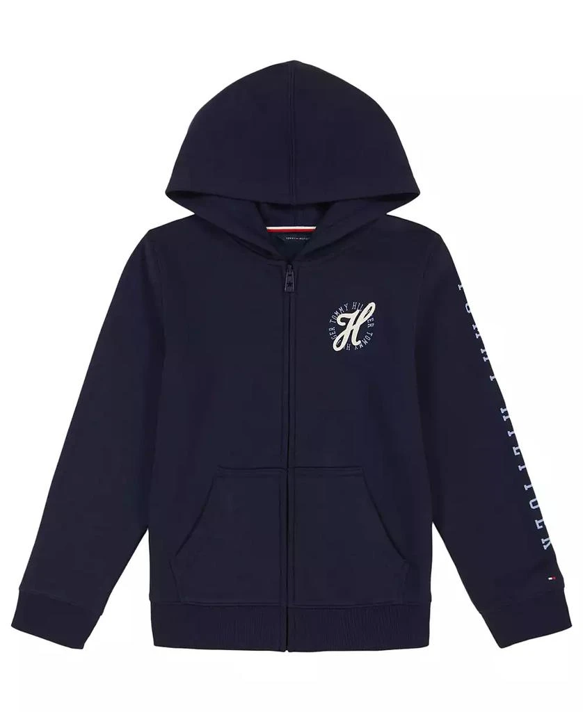 商品Tommy Hilfiger|Big Girls Fleece Zip Hoodie,价格¥188,第1张图片