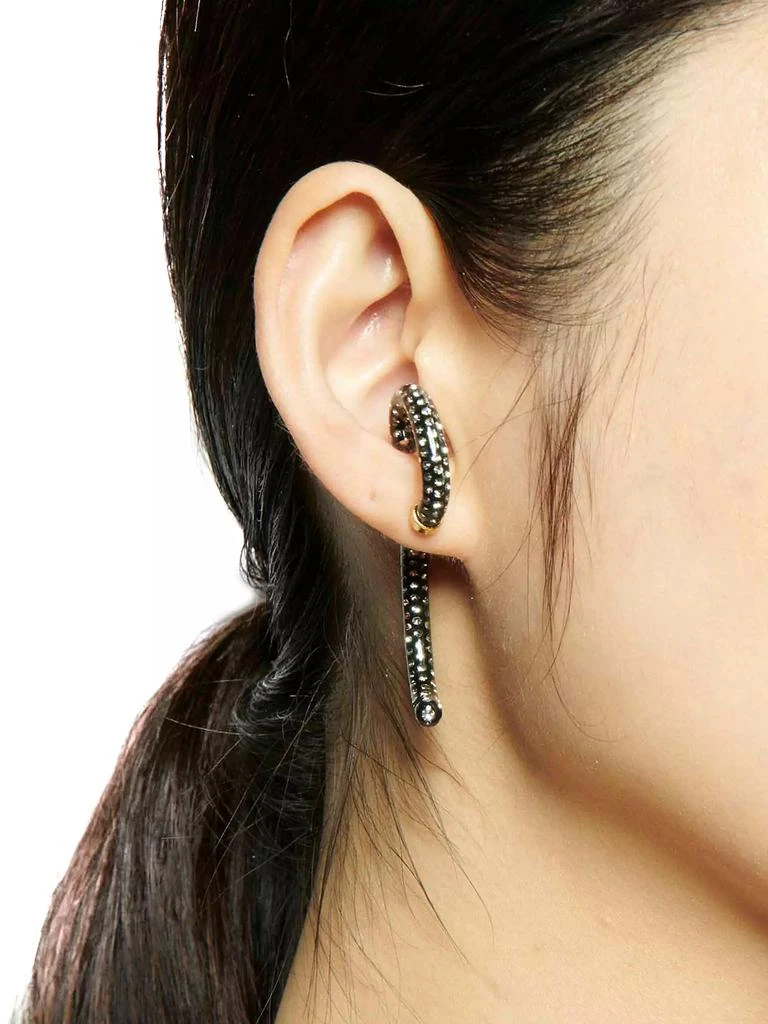 商品Demarson|Noir Luna 12K Gold-Plated Crystal Wraparound Earrings,价格¥2211,第2张图片详细描述