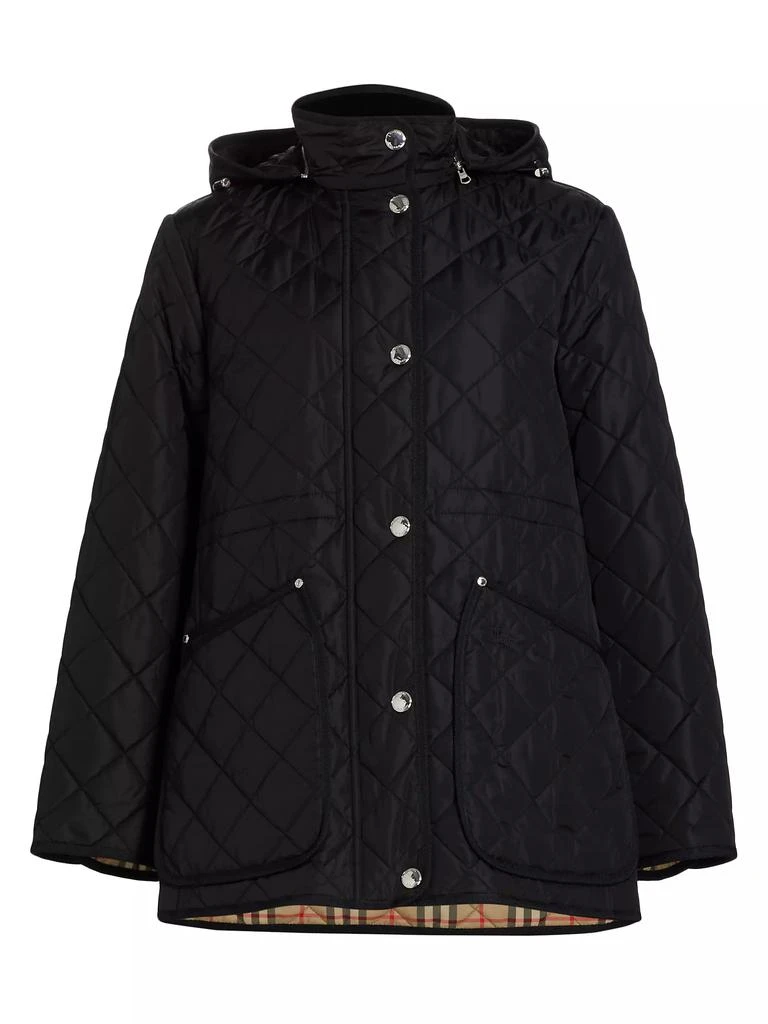 商品Burberry|Roxbugh Quilted Hooded Jacket,价格¥12514,第1张图片