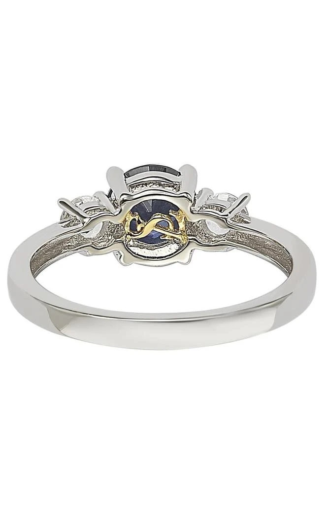 商品Suzy Levian|White & Blue Sapphire Ring,价格¥1864,第2张图片详细描述