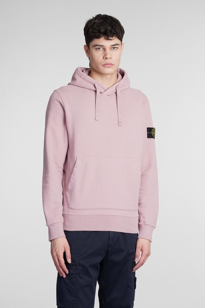 Stone Island Sweatshirt In Rose-pink Cotton商品第1张图片规格展示