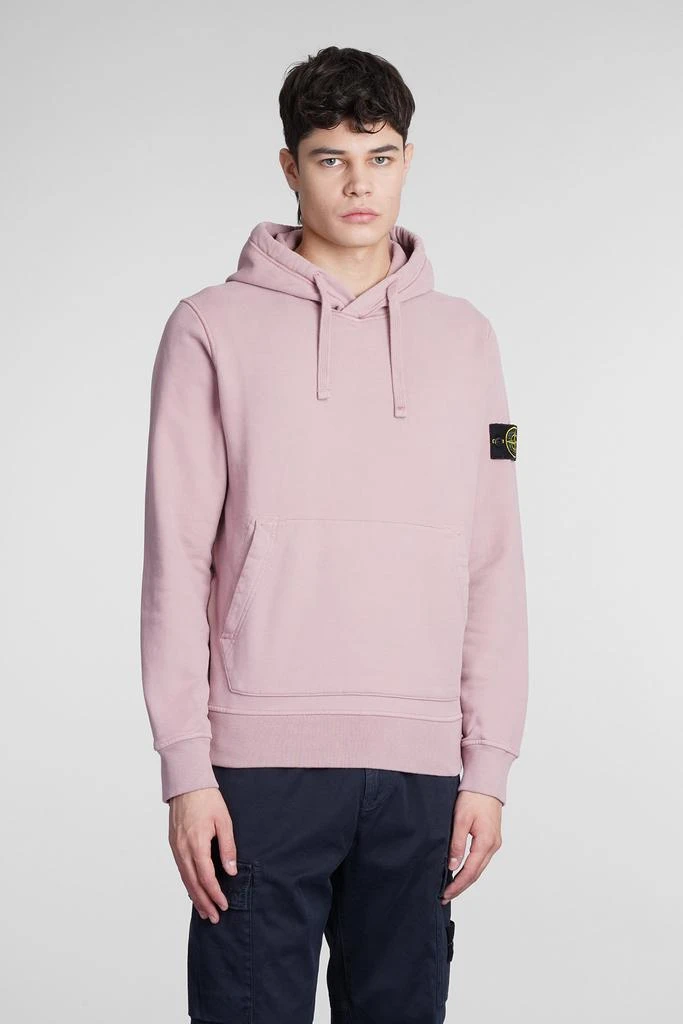 商品Stone Island|Stone Island Sweatshirt In Rose-pink Cotton,价格¥2481,第1张图片