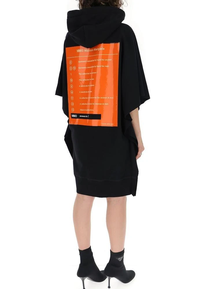 商品MAISON MARGIELA|MM6 Maison Margiela Graphic Print Oversized Hoodie Dress,价格¥1922,第2张图片详细描述