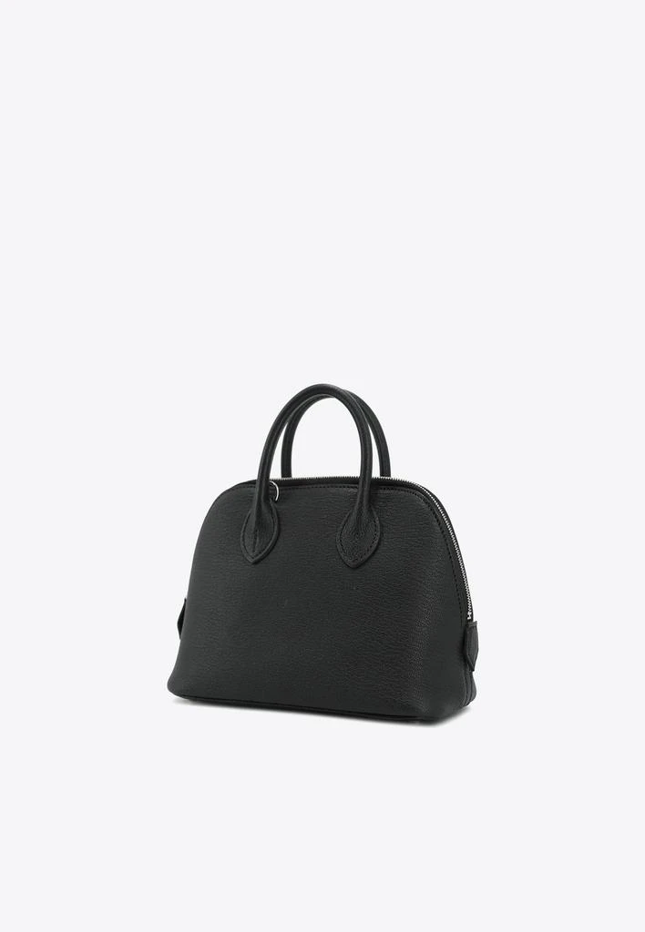 商品Hermes|Mini Bolide 1923 in Black Chevre Leather with Palladium Hardware,价格¥95977,第2张图片详细描述