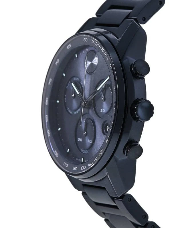商品Movado|Movado Bold Verso Blue Chronograph Dial Men's Watch 3600868,价格¥5196,第3张图片详细描述