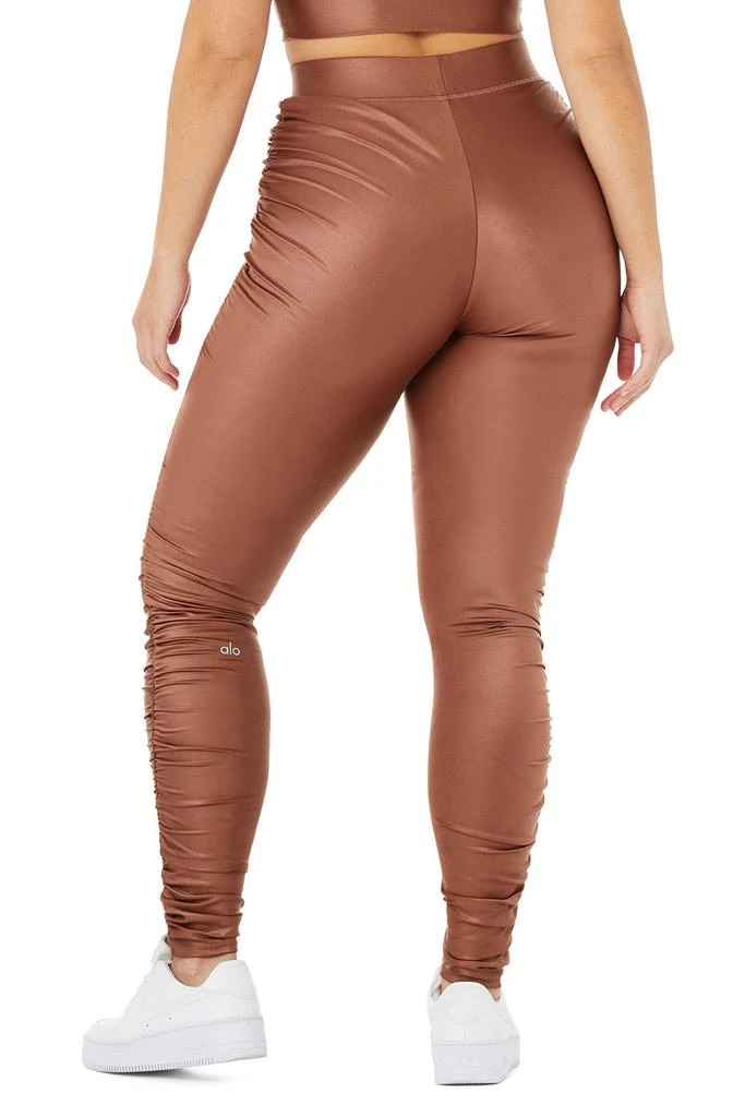 High-Waist Cinched Legging -  Chestnut Shine 商品