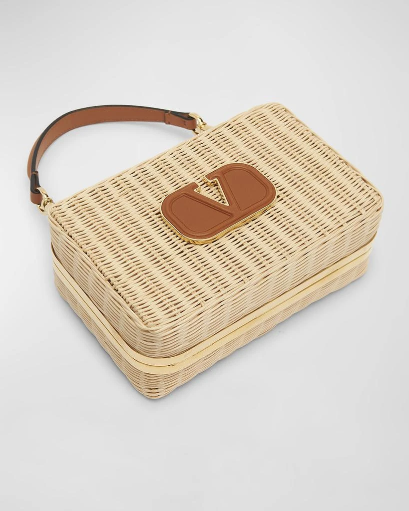 VLOGO Straw Lunch Box Top-Handle Bag 商品
