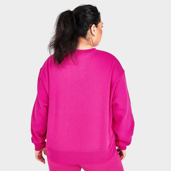 Women's Nike Sportswear Collection Essentials Fleece Crewneck Sweatshirt (Plus Size)商品第4张图片规格展示