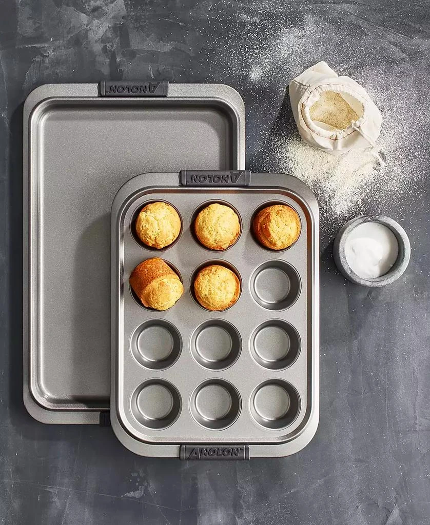 商品Anolon|Advanced Bronze 12 Cup Muffin Pan,价格¥286,第2张图片详细描述