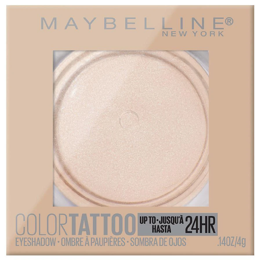 商品Maybelline|Up To 24HR Longwear Cream Eyeshadow Makeup,价格¥69,第1张图片